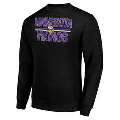Minnesota Vikings  Starter Team Mesh Print Graphic Pullover Sweatshirt