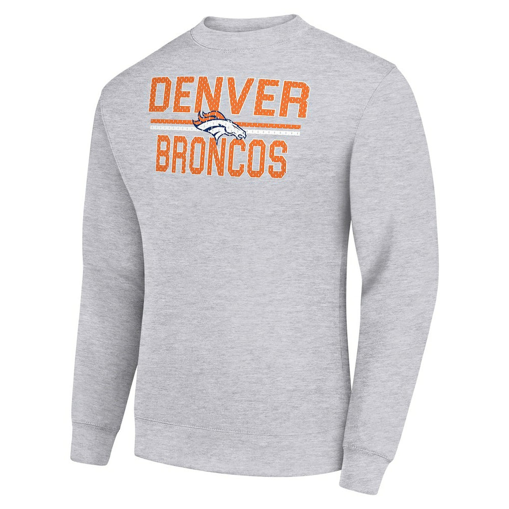 Denver Broncos  Starter Team Mesh Print Graphic Pullover Sweatshirt