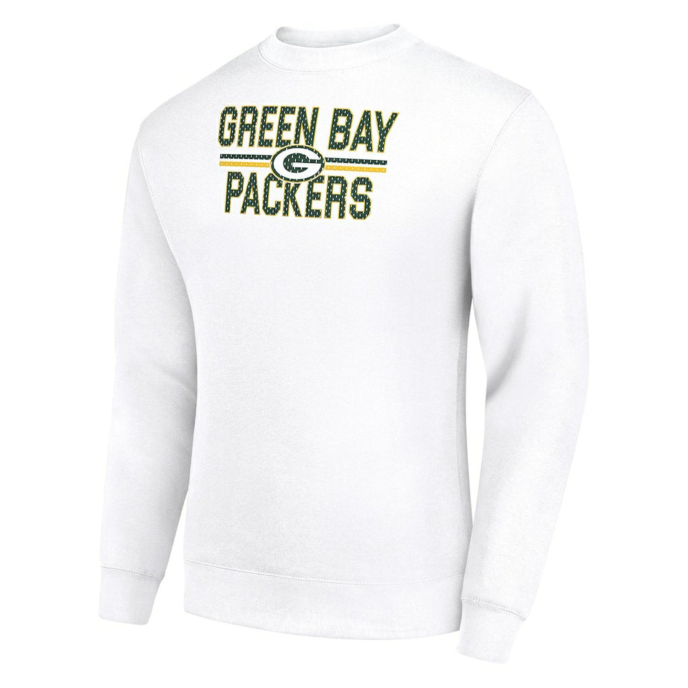 Green Bay Packers  Starter Team Mesh Print Graphic Pullover Sweatshirt