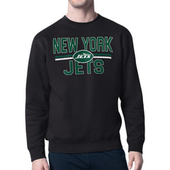 New York Jets  Starter Team Mesh Print Graphic Pullover Sweatshirt