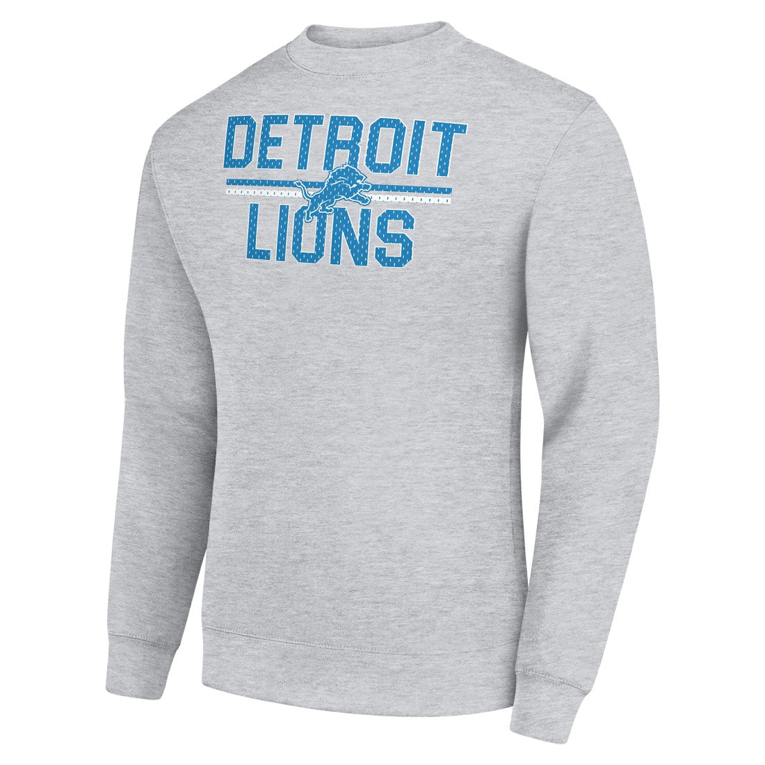 Detroit Lions  Starter Team Mesh Print Graphic Pullover Sweatshirt
