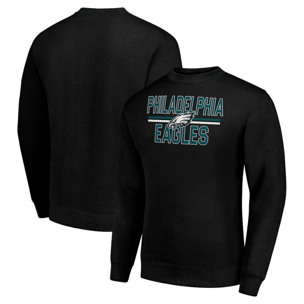 Philadelphia Eagles  Starter Team Mesh Print Graphic Pullover Sweatshirt