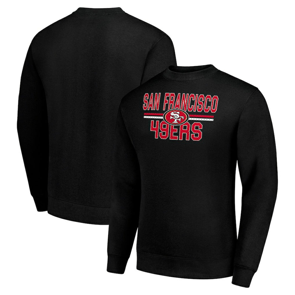 San Francisco 49ers  Starter Team Mesh Print Graphic Pullover Sweatshirt