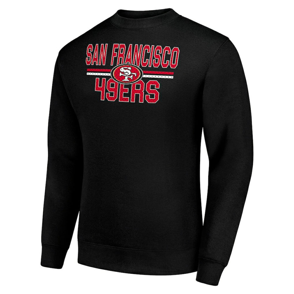 San Francisco 49ers  Starter Team Mesh Print Graphic Pullover Sweatshirt