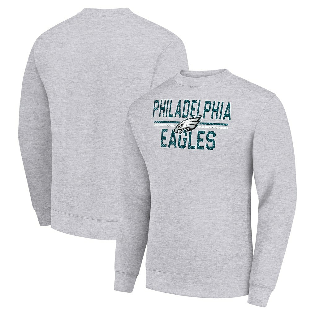 Philadelphia Eagles  Starter Team Mesh Print Graphic Pullover Sweatshirt