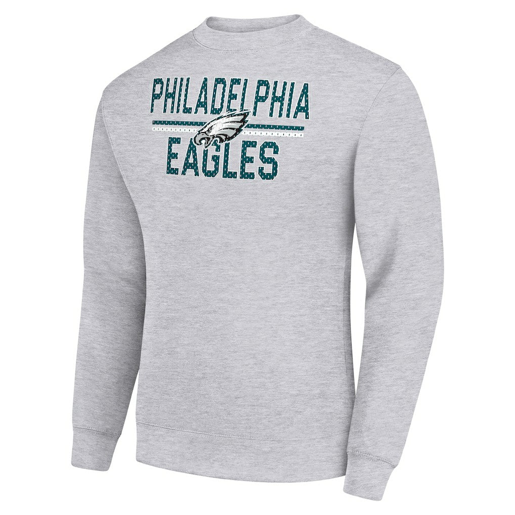 Philadelphia Eagles  Starter Team Mesh Print Graphic Pullover Sweatshirt