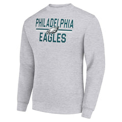 Philadelphia Eagles  Starter Team Mesh Print Graphic Pullover Sweatshirt