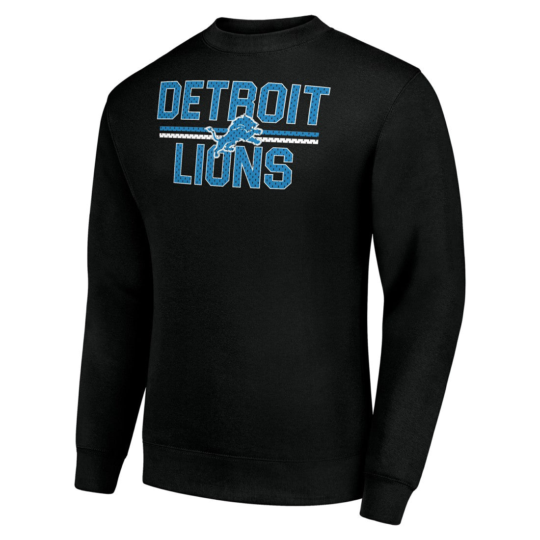 Detroit Lions  Starter Team Mesh Print Graphic Pullover Sweatshirt