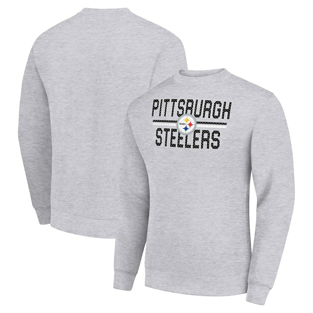 Pittsburgh Steelers  Starter Team Mesh Print Graphic Pullover Sweatshirt