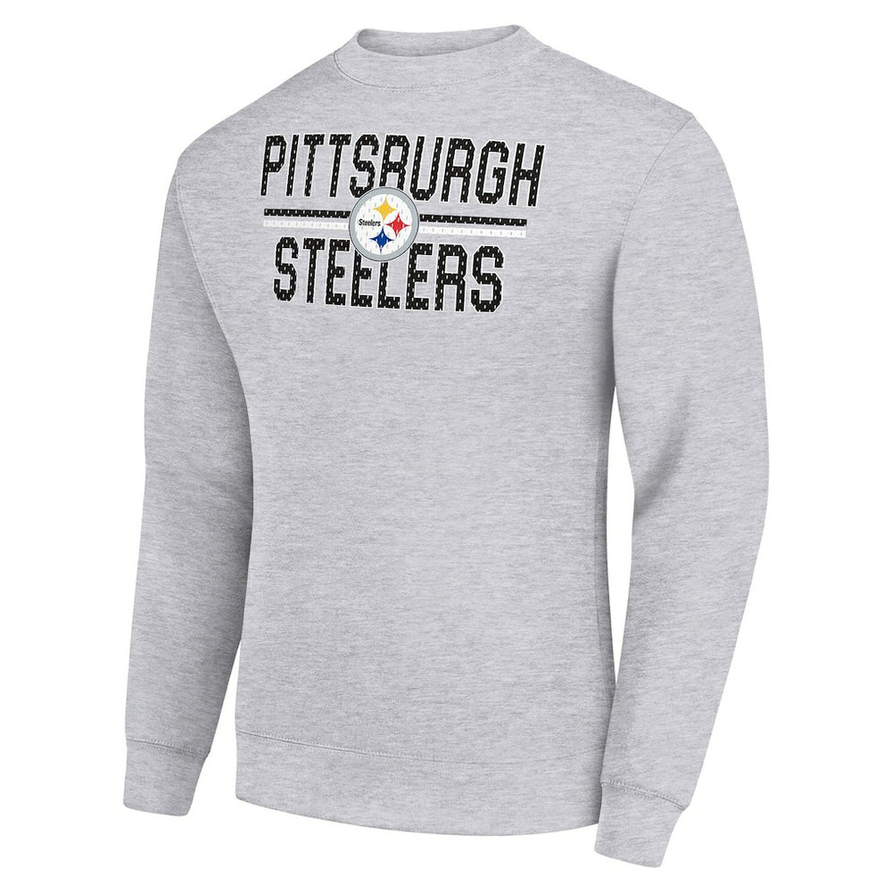 Pittsburgh Steelers  Starter Team Mesh Print Graphic Pullover Sweatshirt