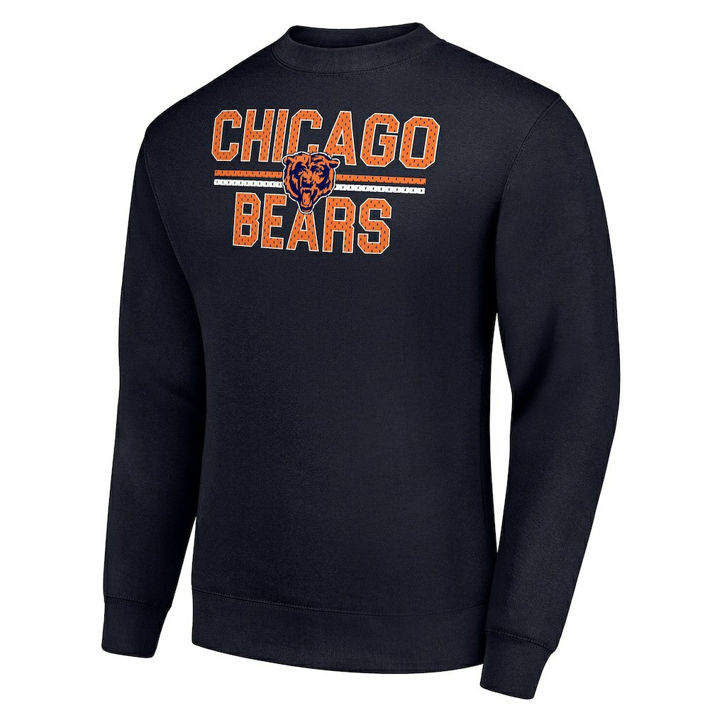 Chicago Bears  Starter Team Mesh Print Graphic Pullover Sweatshirt