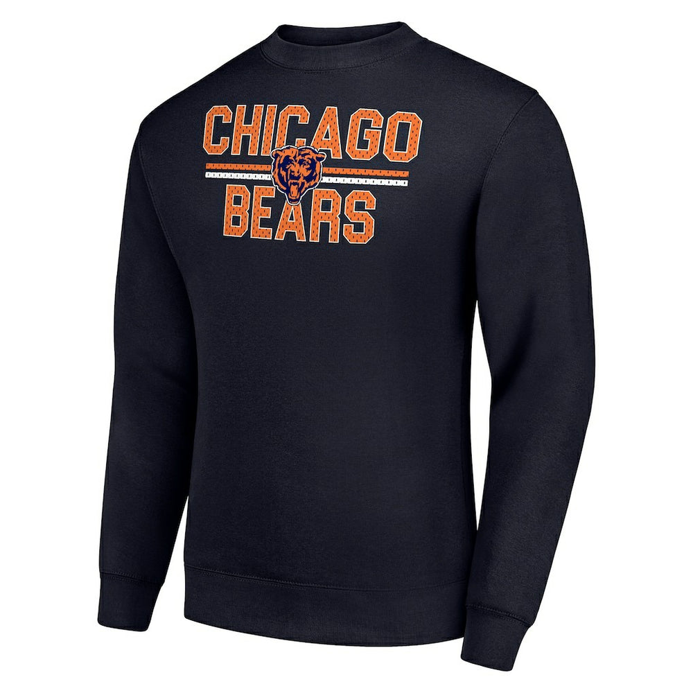 Chicago Bears  Starter Team Mesh Print Graphic Pullover Sweatshirt