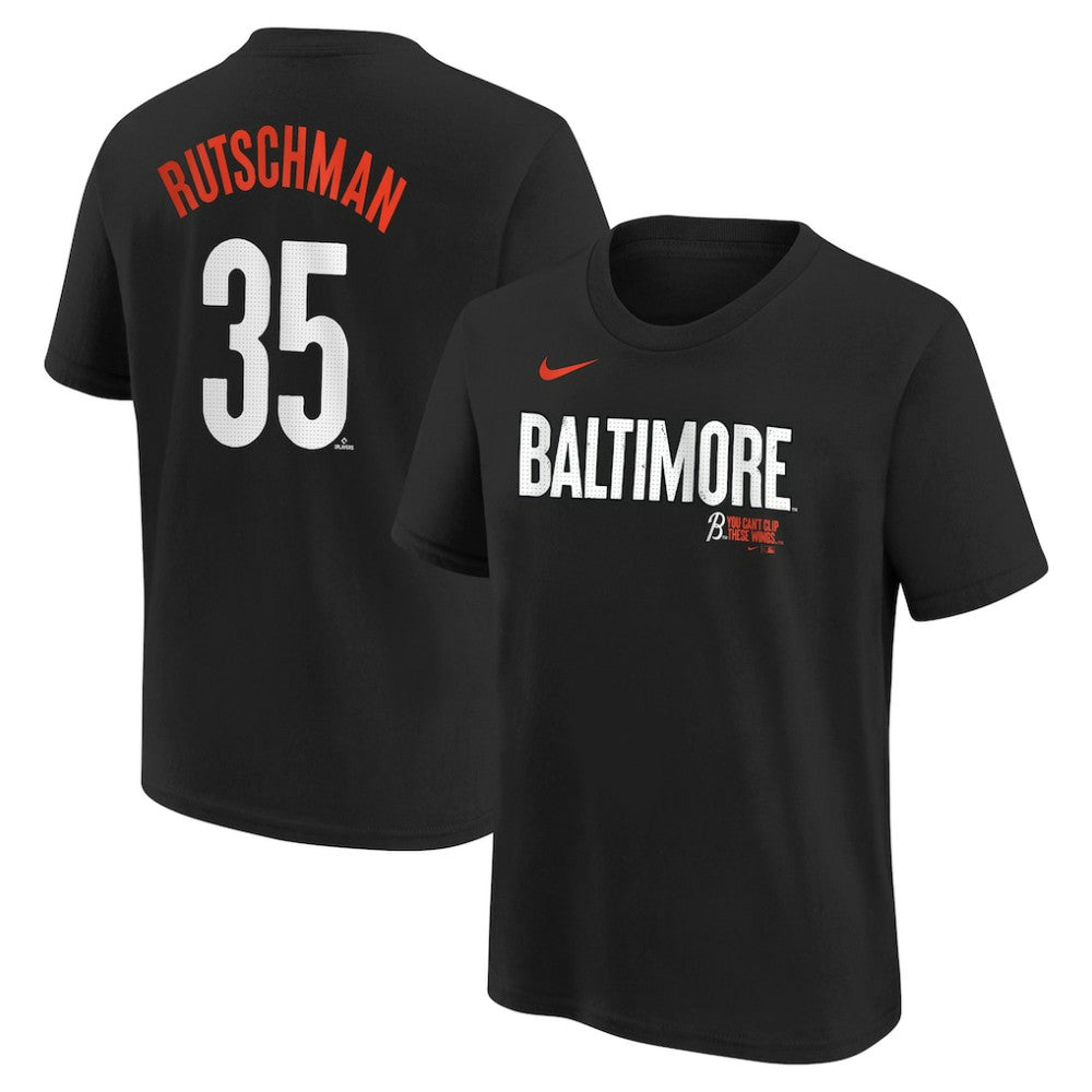 Adley Rutschman Baltimore Orioles Nike Youth Fuse City Connect Name & Number T-Shirt | MLB US