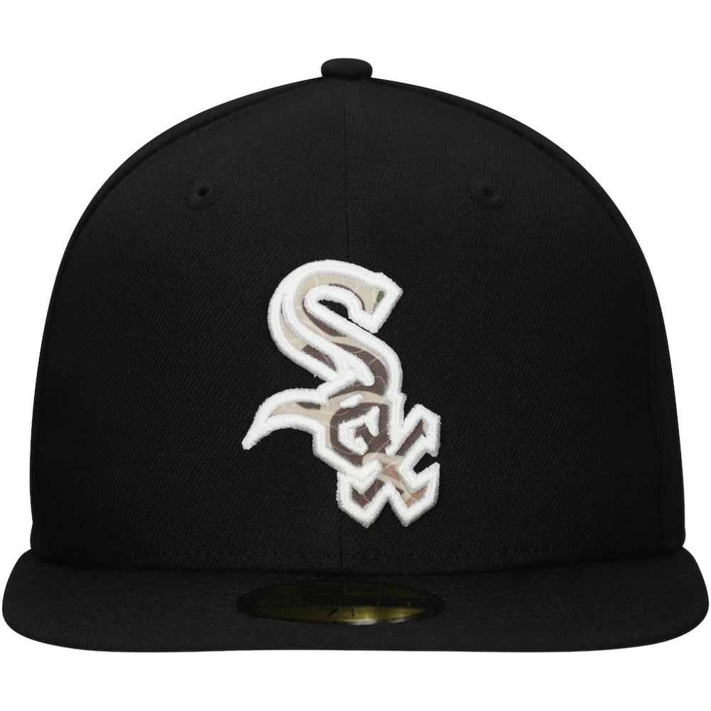 Chicago White Sox New Era Troop Chant Camo Undervisor 59FIFTY Fitted Hat | MLB New