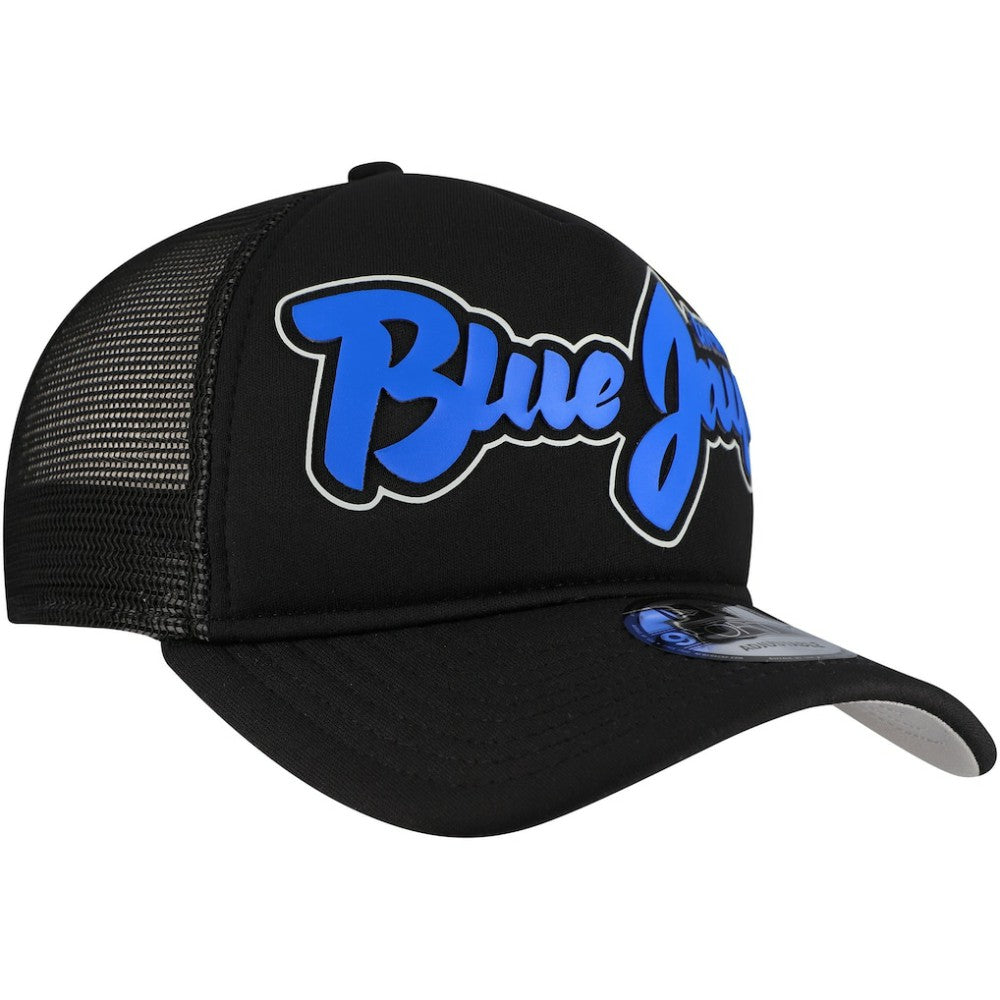 Toronto Blue Jays New Era Retro Bold A-Frame Trucker 9FORTY Adjustable Hat | MLB US