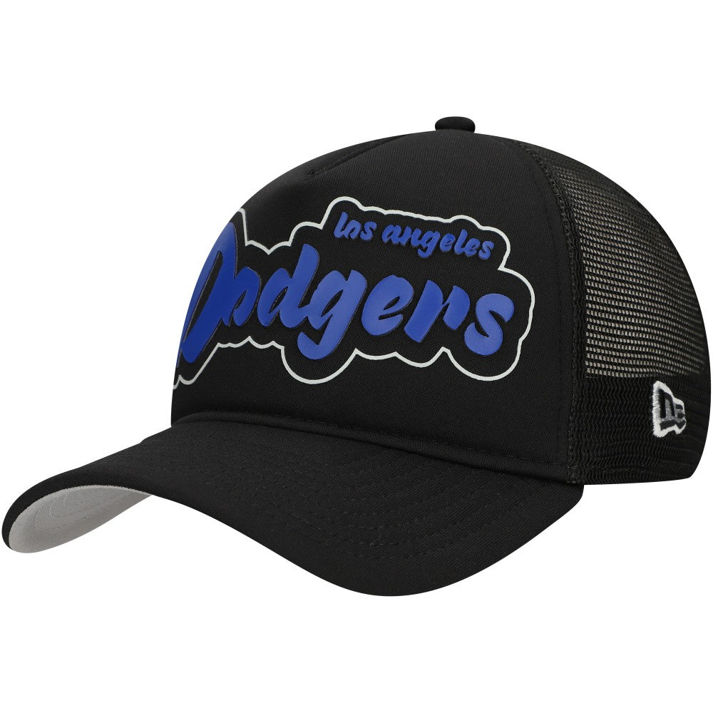 Los Angeles Dodgers New Era Retro Bold A-Frame Trucker 9FORTY Adjustable Hat | MLB Sale
