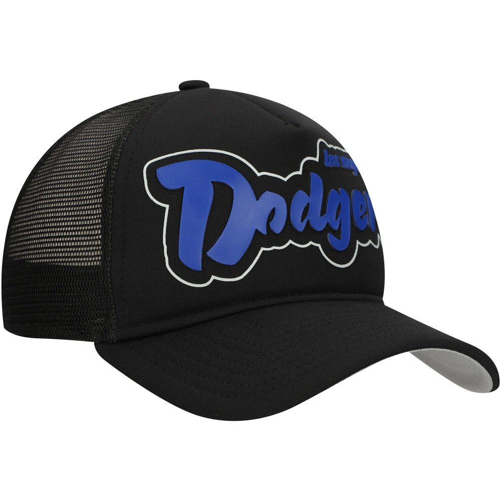 Los Angeles Dodgers New Era Retro Bold A-Frame Trucker 9FORTY Adjustable Hat | MLB Sale