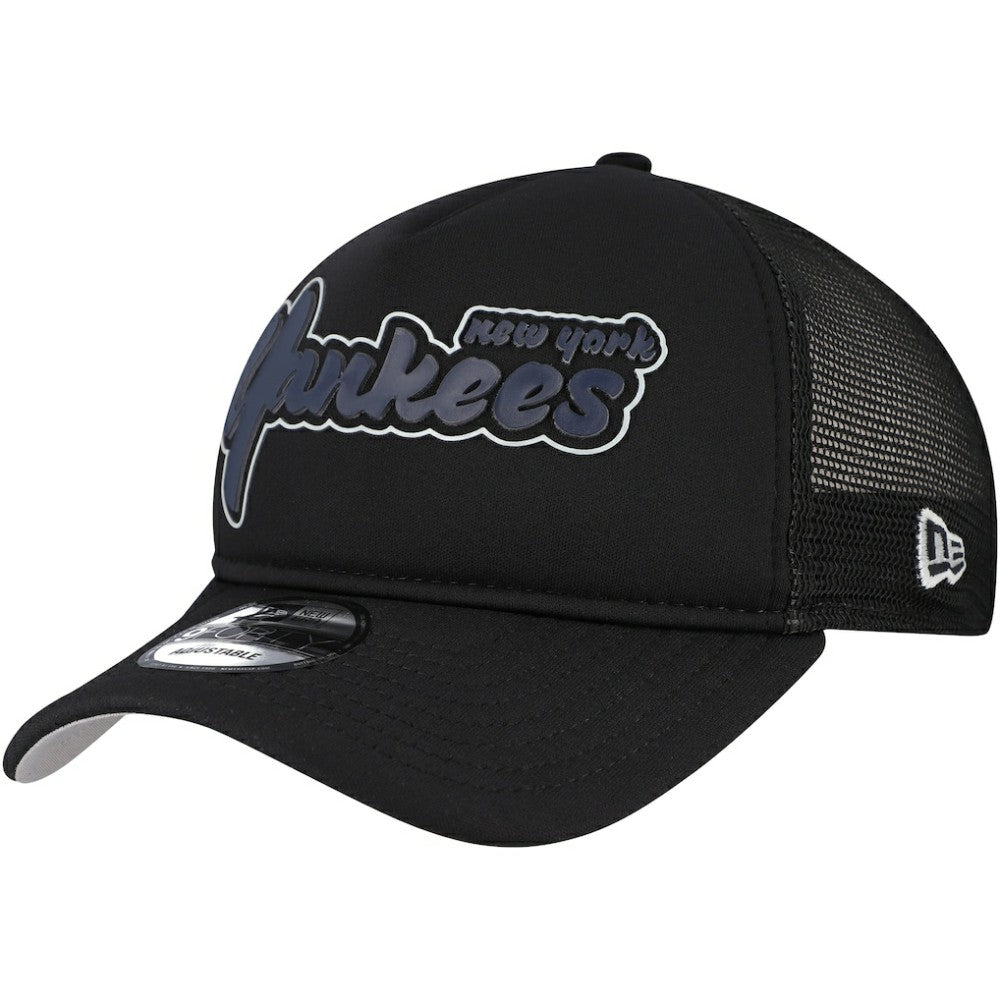 New York Yankees New Era Retro Bold A-Frame Trucker 9FORTY Adjustable Hat | MLB New