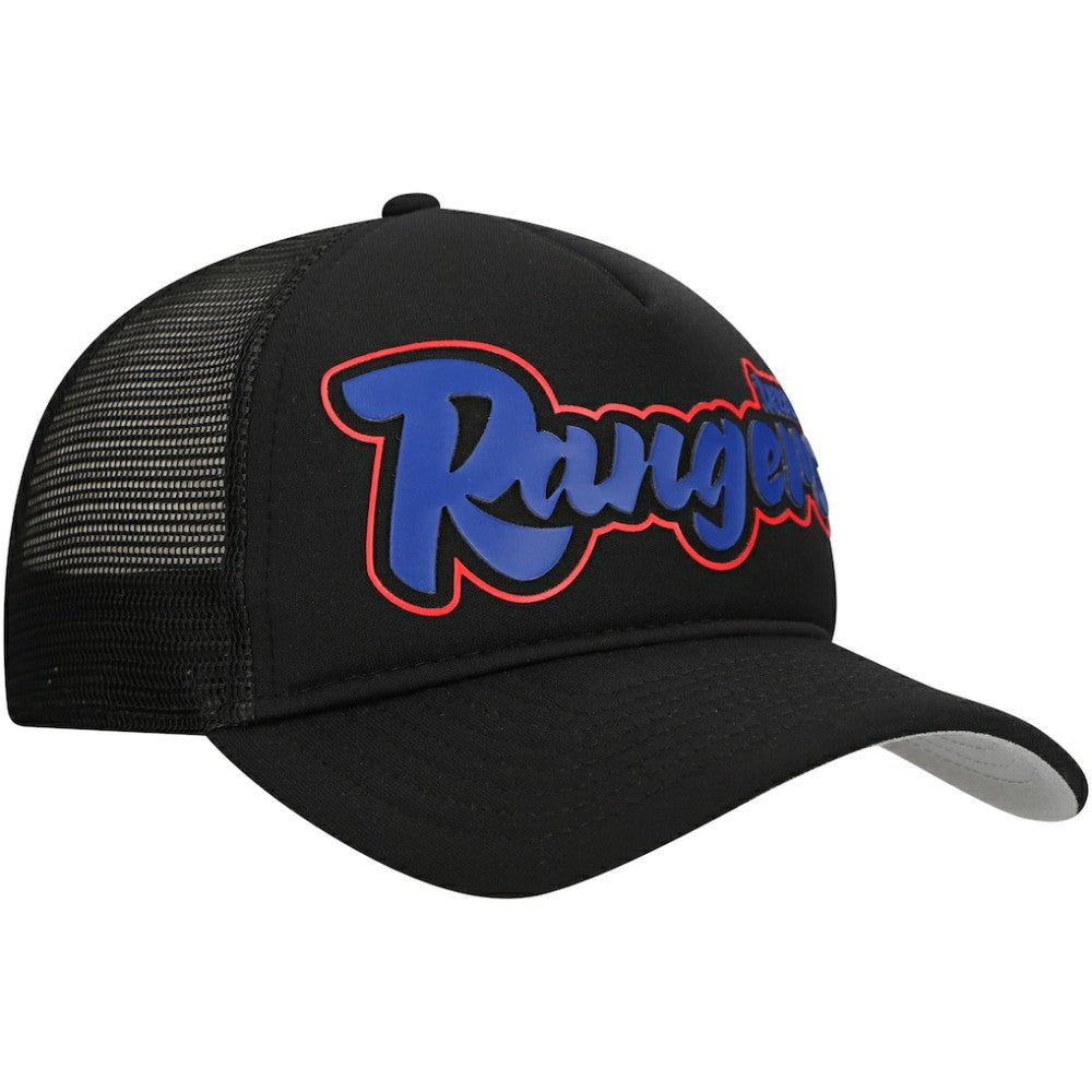 Texas Rangers New Era Retro Bold A-Frame Trucker 9FORTY Adjustable Hat | MLB Shop