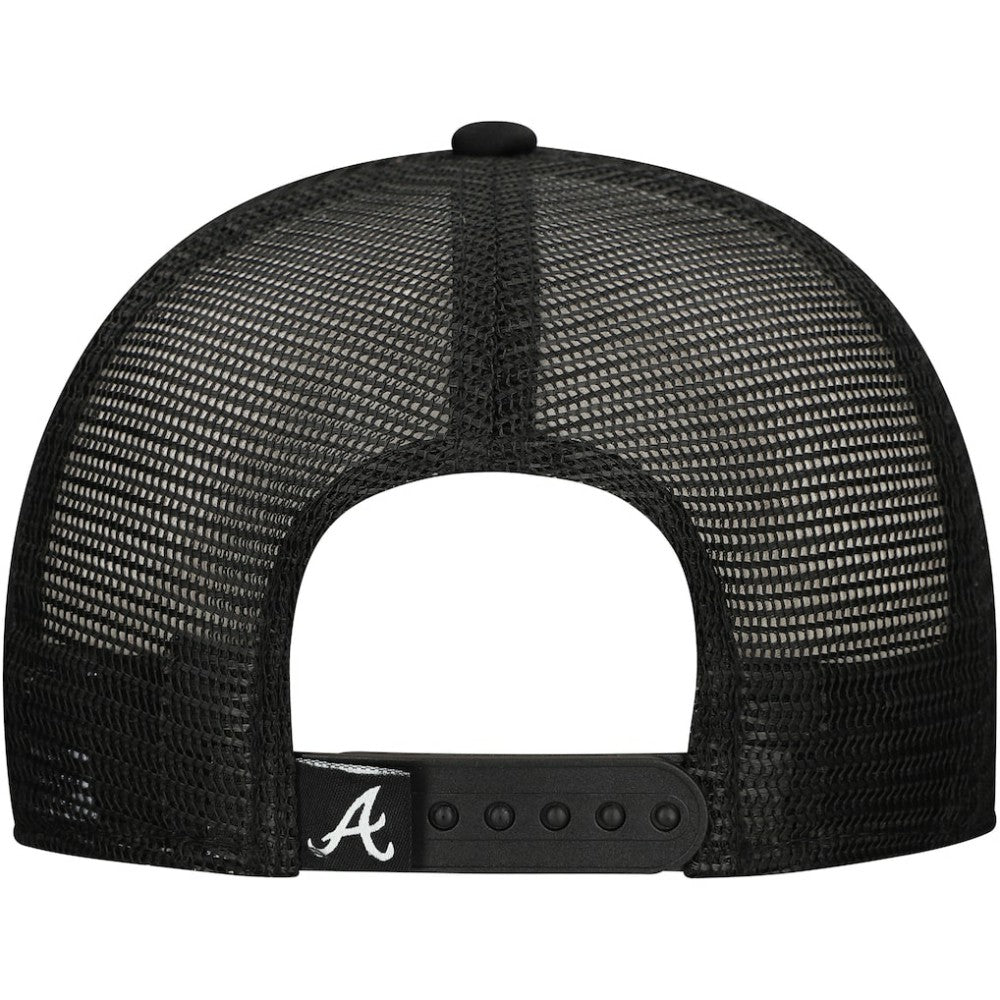 Atlanta Braves New Era Retro Bold A-Frame Trucker 9FORTY Adjustable Hat | MLB Discount