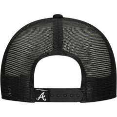 Atlanta Braves New Era Retro Bold A-Frame Trucker 9FORTY Adjustable Hat | MLB Discount