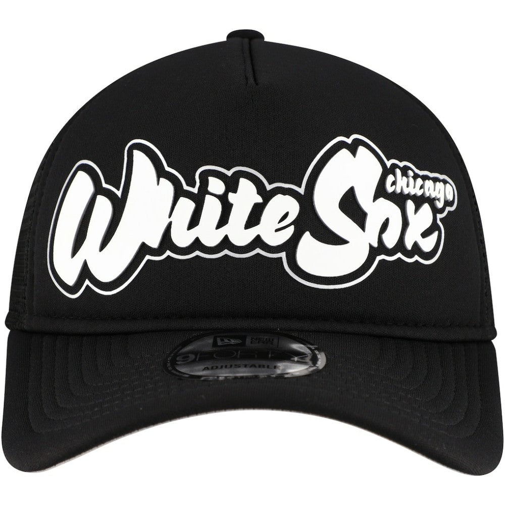 Chicago White Sox New Era Retro Bold A-Frame Trucker 9FORTY Adjustable Hat | MLB US