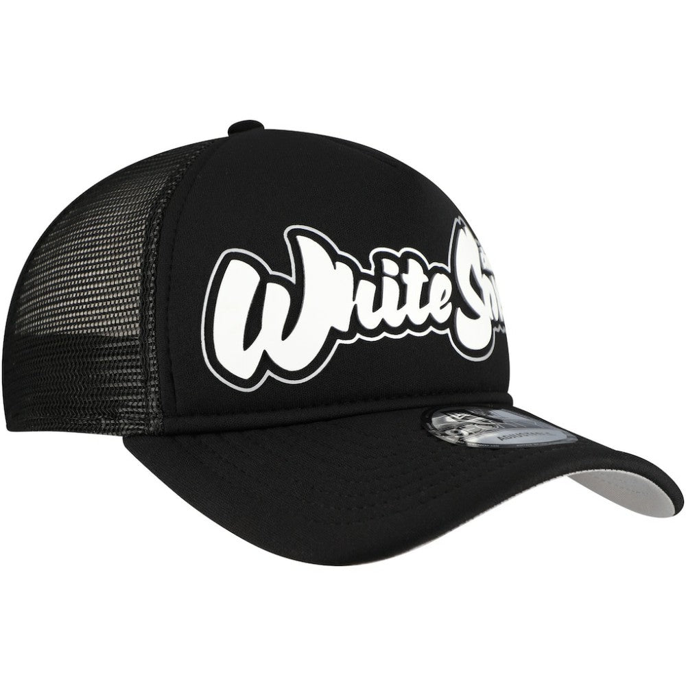 Chicago White Sox New Era Retro Bold A-Frame Trucker 9FORTY Adjustable Hat | MLB US