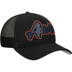 Houston Astros New Era Retro Bold A-Frame Trucker 9FORTY Adjustable Hat | MLB Online