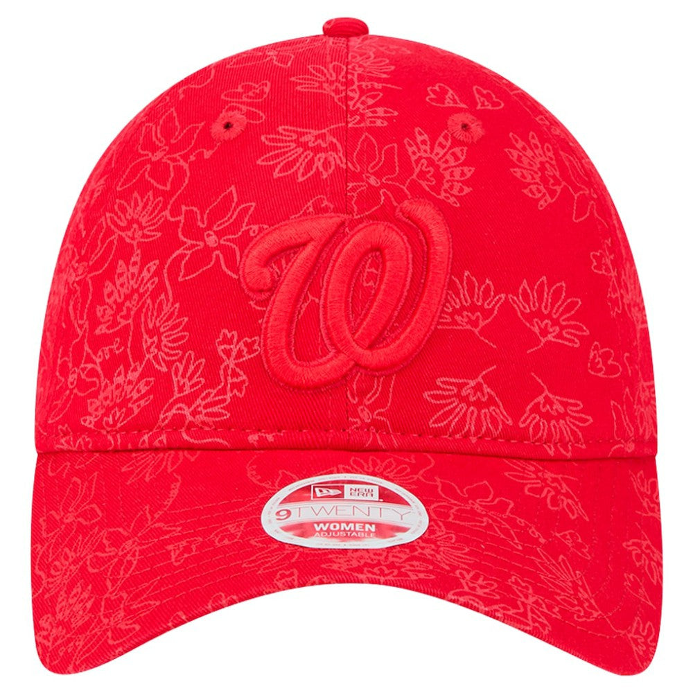 Washington Nationals New Era Women's Tonal Floral 9TWENTY Adjustable Hat | MLB Discount