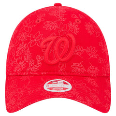 Washington Nationals New Era Women's Tonal Floral 9TWENTY Adjustable Hat | MLB Discount