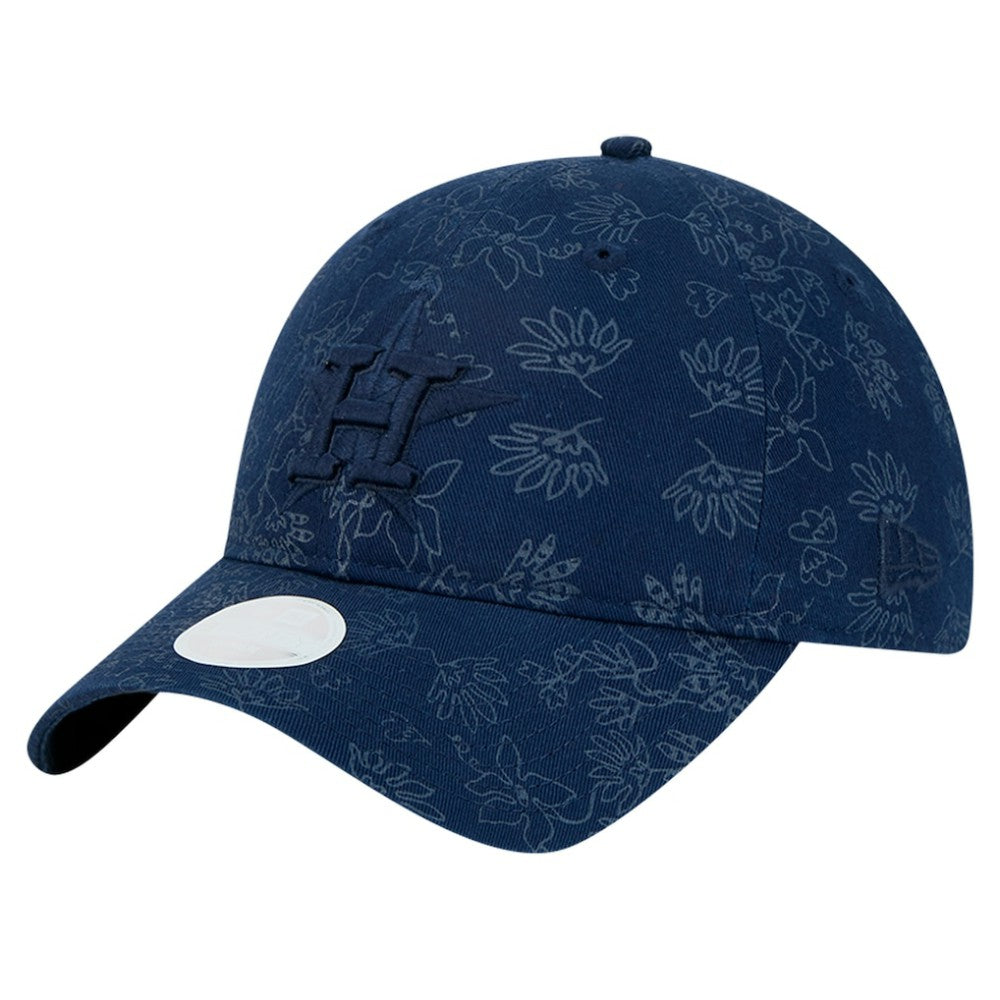 Houston Astros New Era Women's Tonal Floral 9TWENTY Adjustable Hat | MLB US