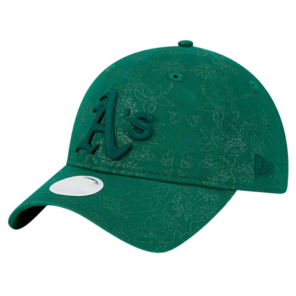 Athletics New Era Women's Tonal Floral 9TWENTY Adjustable Hat | MLB Outlet