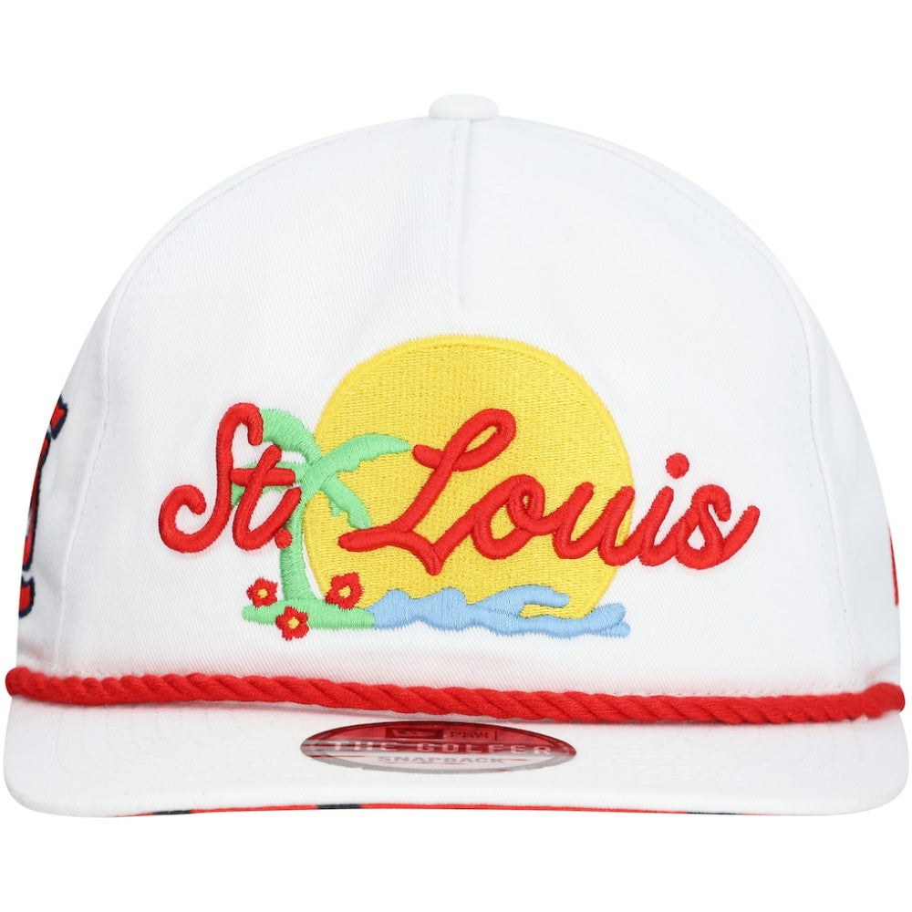 St. Louis Cardinals New Era Paradise Golfer Adjustable Hat | MLB For sale
