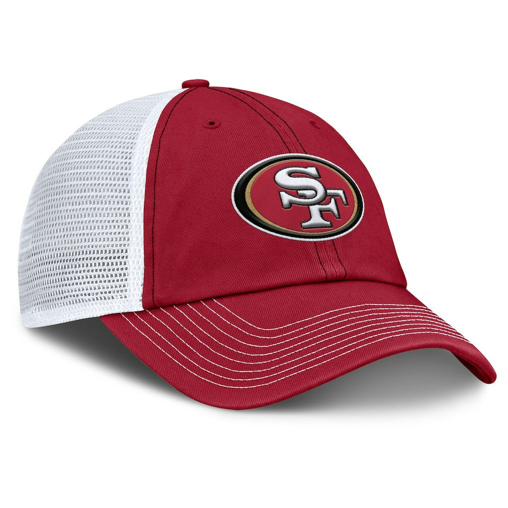 San Francisco 49ers Fanatics Trucker Adjustable Hat