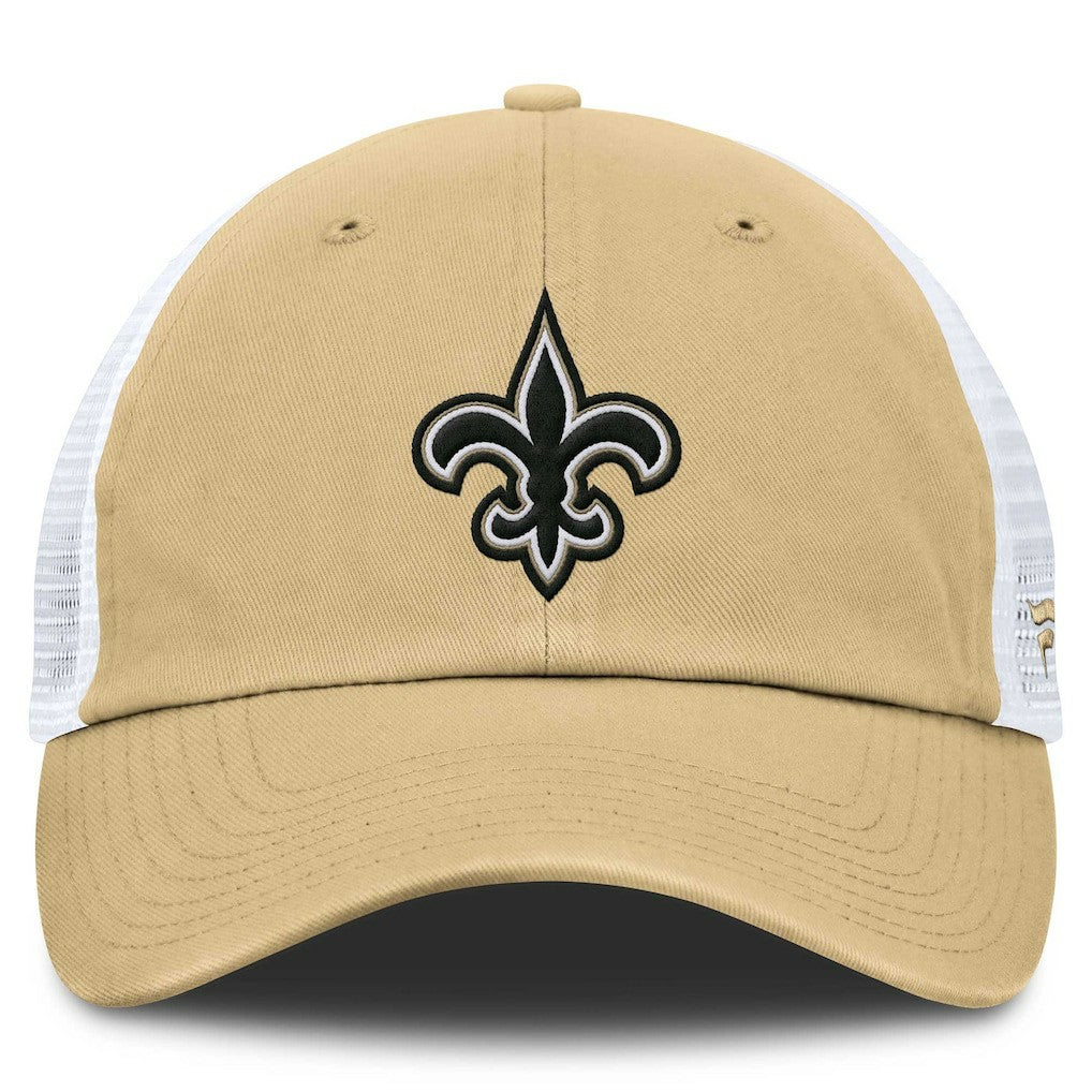 New Orleans Saints Fanatics Trucker Adjustable Hat