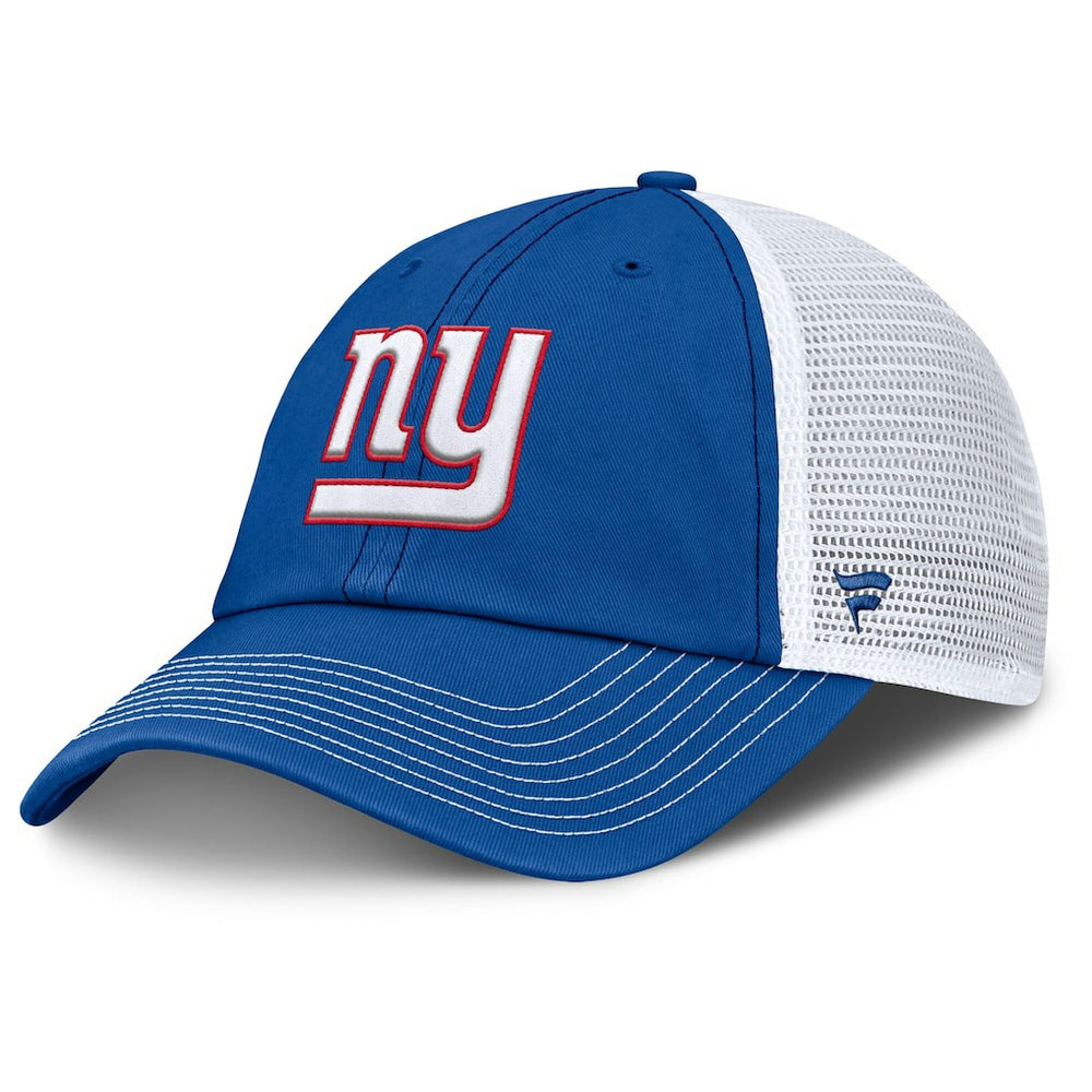 New York Giants Fanatics Trucker Adjustable Hat