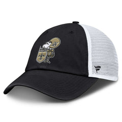 New Orleans Saints Fanatics Basic Vintage Trucker Adjustable Hat