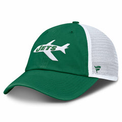 New York Jets Fanatics Vintage Trucker Adjustable Hat