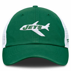 New York Jets Fanatics Vintage Trucker Adjustable Hat
