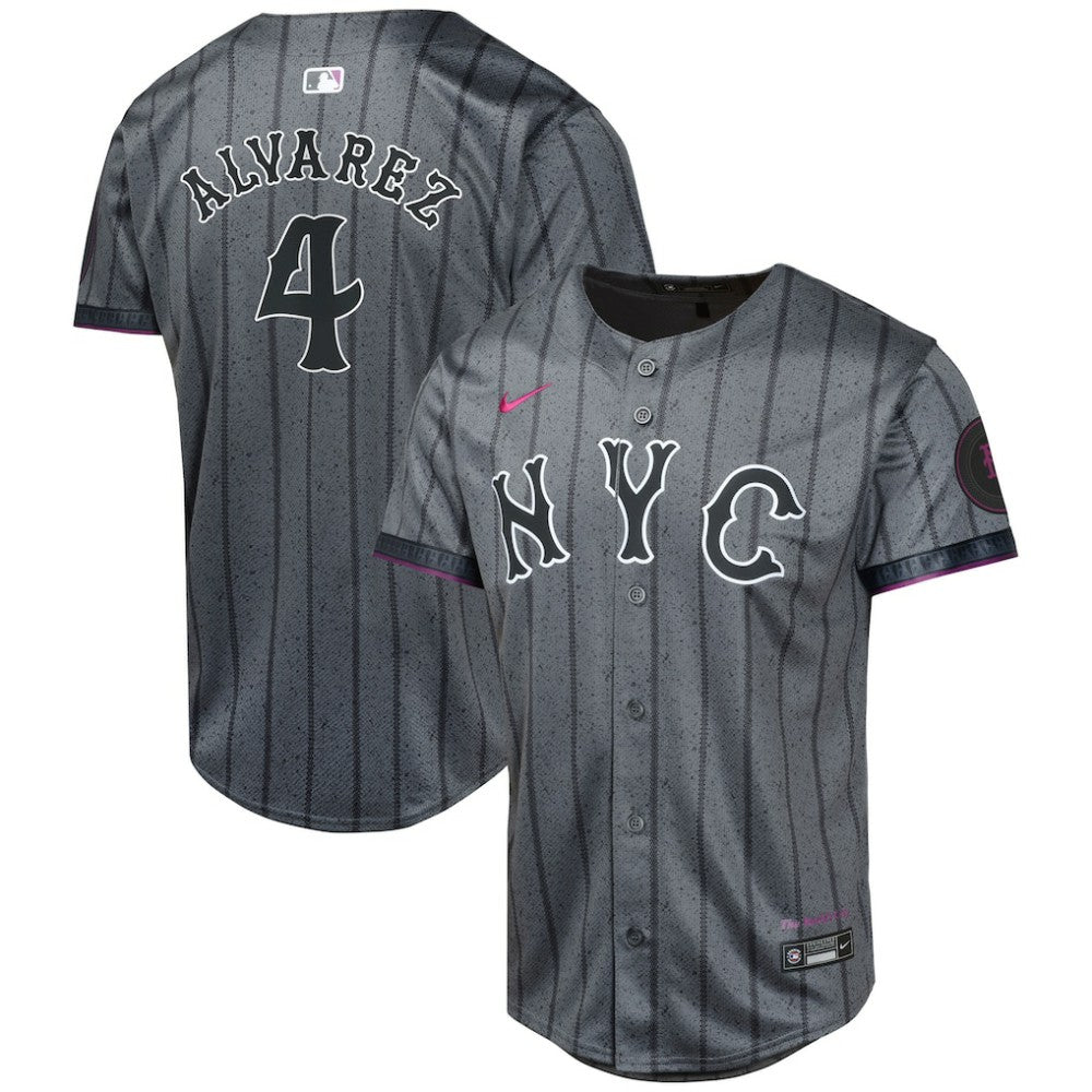Francisco Alvarez New York Mets Nike Youth 2024 City Connect Limited Player Jersey | MLB Sale
