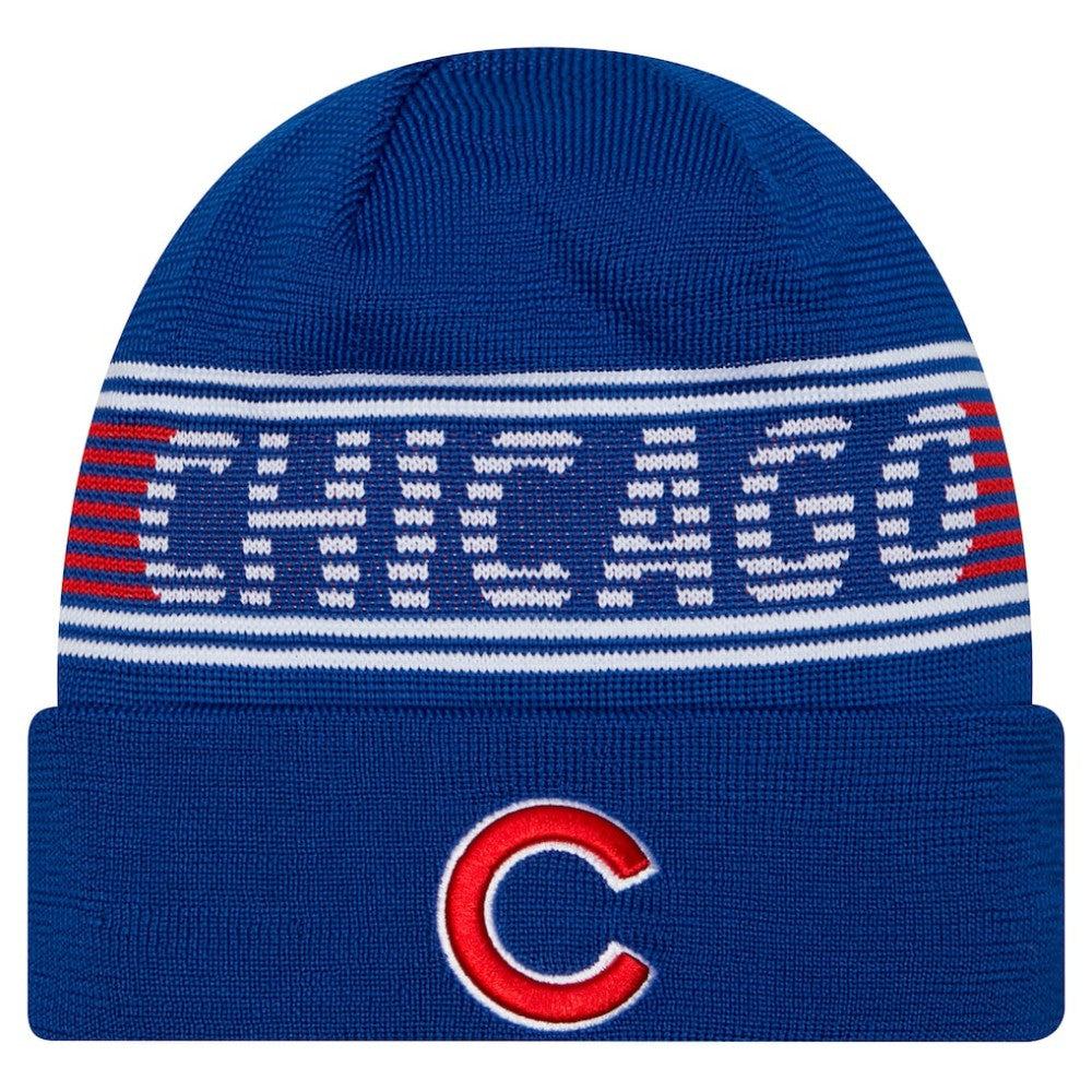 Chicago Cubs New Era Authentic Collection Cuffed Knit Hat | MLB For sale