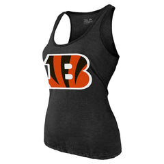Cincinnati Bengals  Joe Burrow  Majestic Threads Women's Name & Number Tri-Blend Tank Top