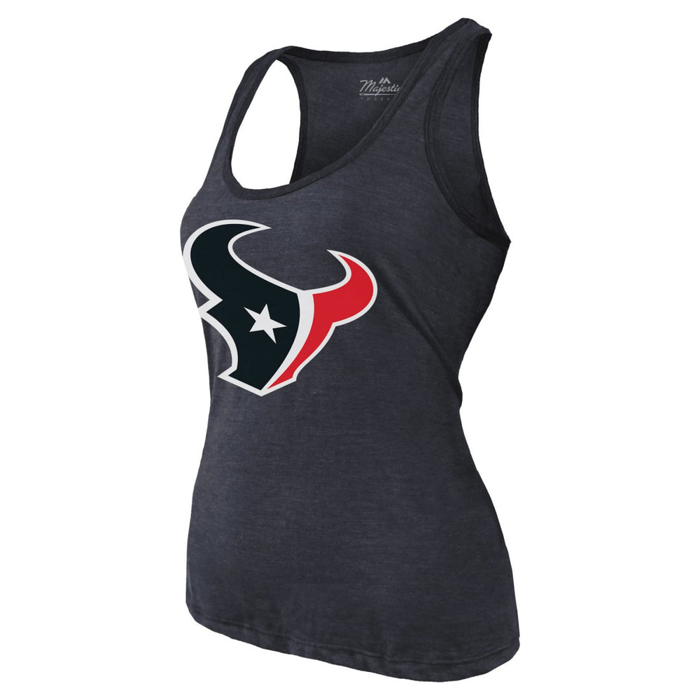 Houston Texans  C.J. Stroud  Majestic Threads Women's Name & Number Tri-Blend Tank Top