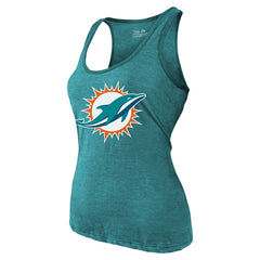 Miami Dolphins  Tyreek Hill  Majestic Threads Women's Name & Number Tri-Blend Tank Top