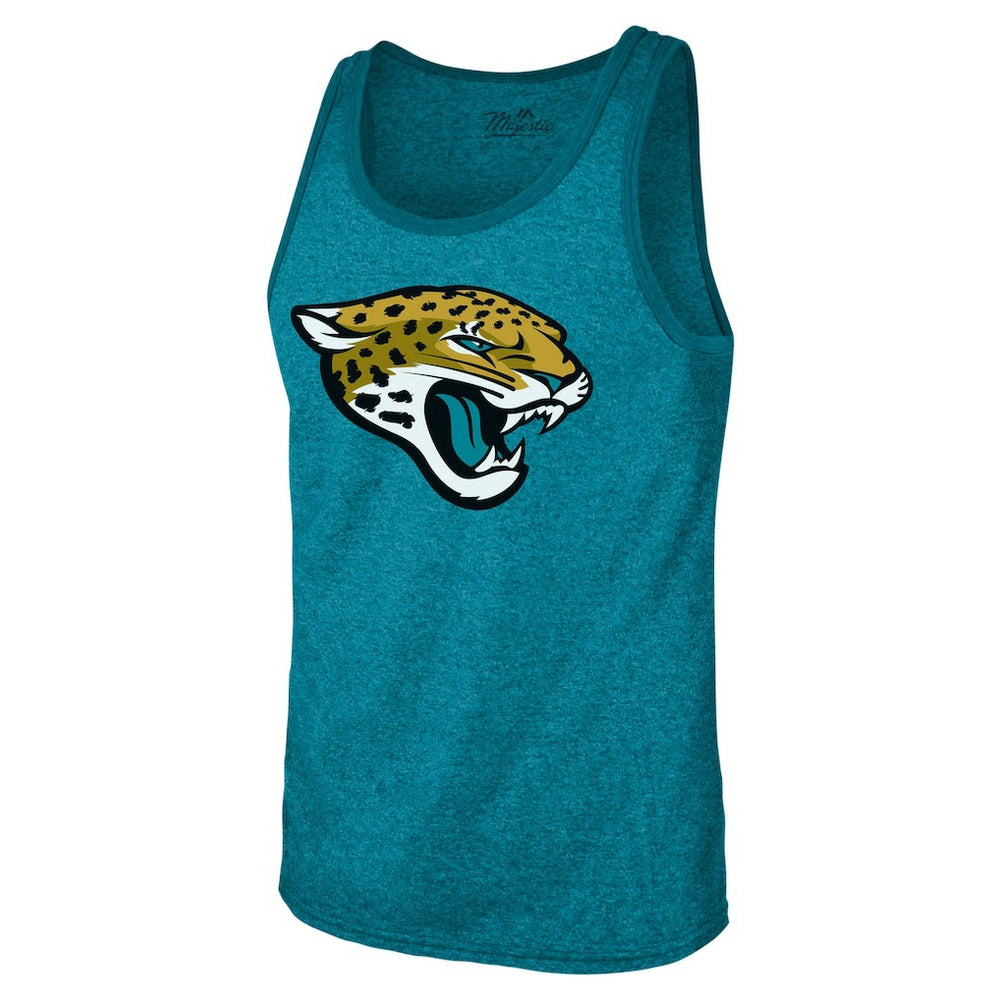 Jacksonville Jaguars  Trevor Lawrence  Majestic Threads Tri-Blend Player Name & Number Tank Top