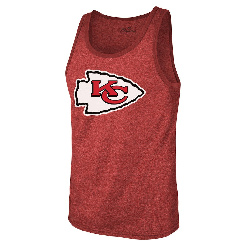 Kansas City Chiefs  Patrick Mahomes  Majestic Threads Tri-Blend Player Name & Number Tank Top