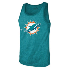 Miami Dolphins  Tyreek Hill  Majestic Threads Tri-Blend Player Name & Number Tank Top