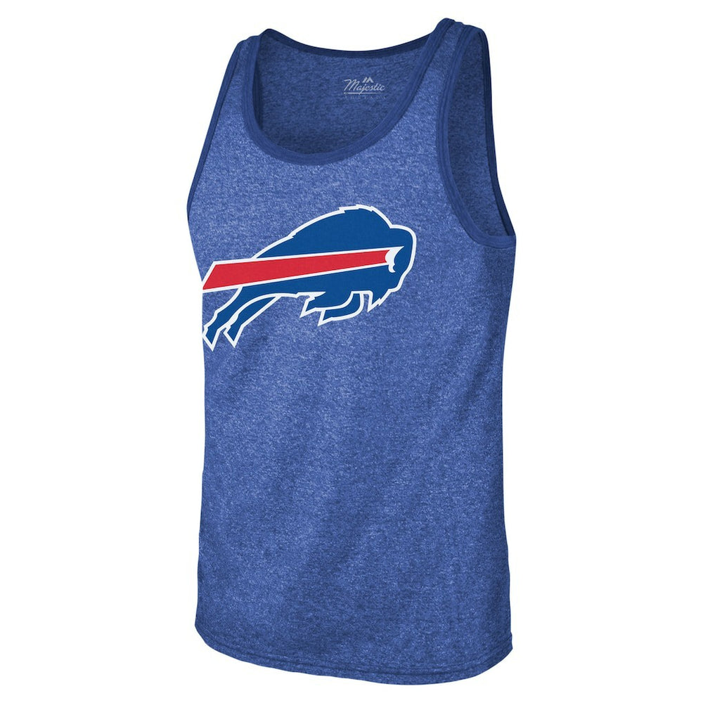 Buffalo Bills  Josh Allen  Majestic Threads Tri-Blend Player Name & Number Tank Top