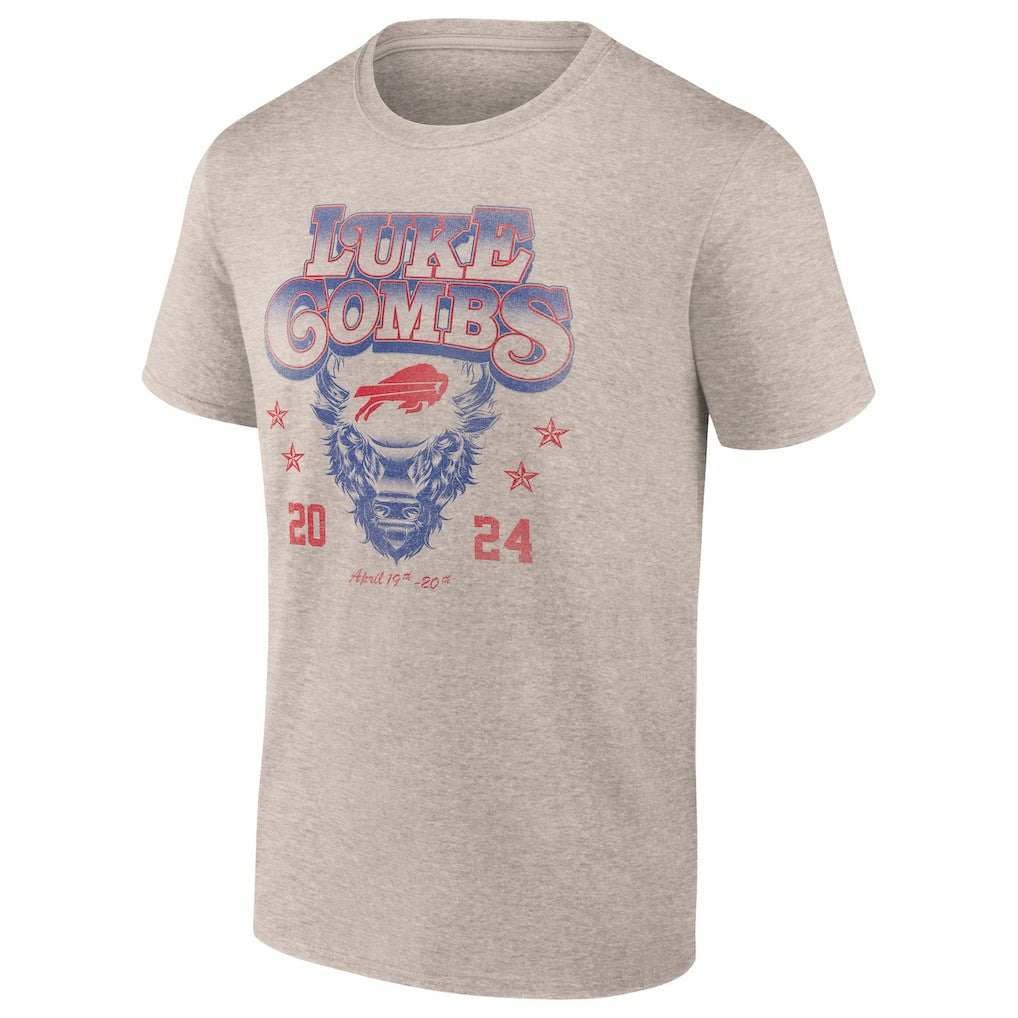 Buffalo Bills Fanatics Luke Combs x  Growin' Up and Gettin' Old Tour T-Shirt