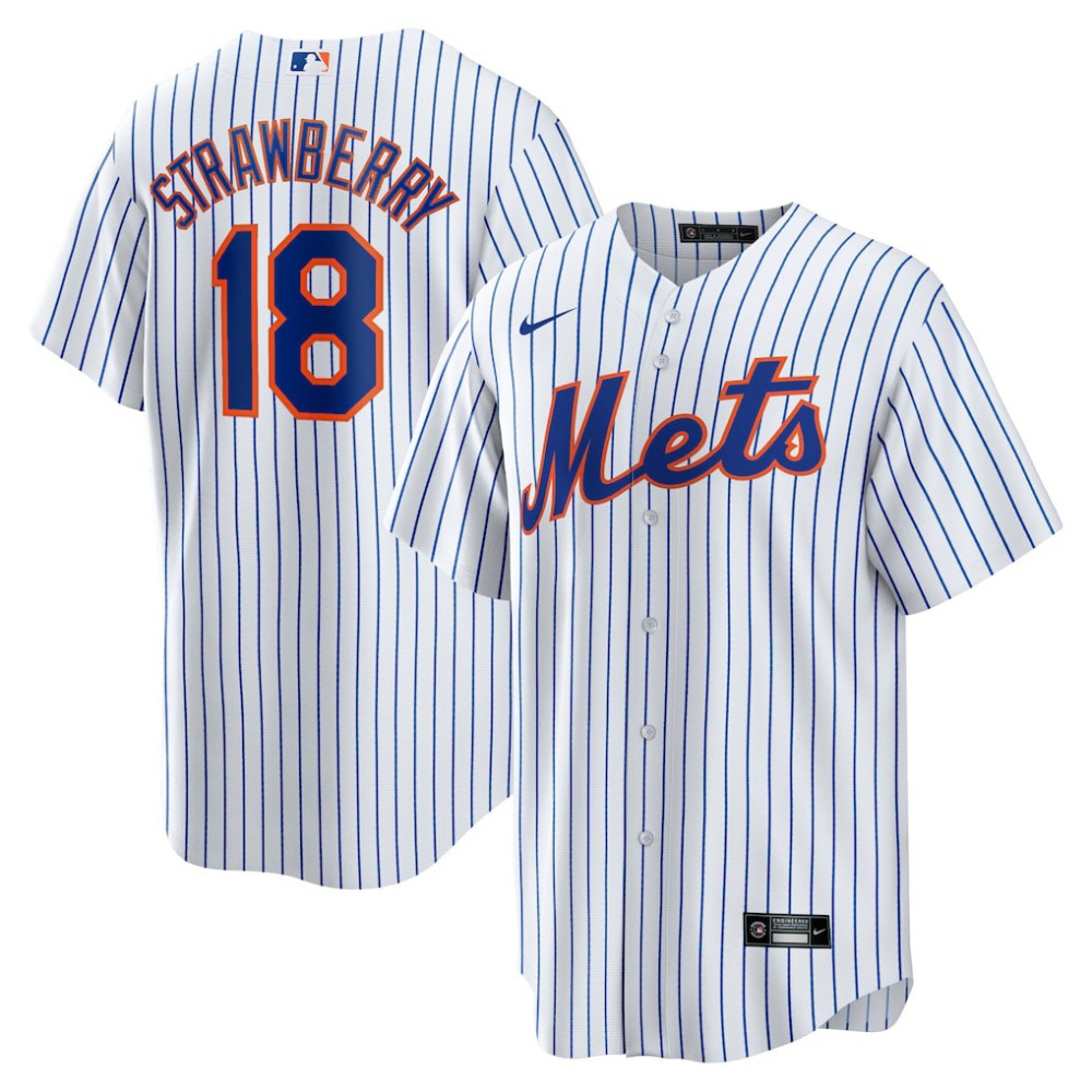 Darryl Strawberry New York Mets Nike Home Replica Retired Player Jersey | MLB On Sale